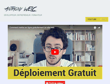 Tablet Screenshot of anthonywelc.com